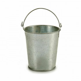 Vaso Ibergarden A60262-B Argentato Zinco Secchio 15,5 x 11 x 11 cm (72 Unità)