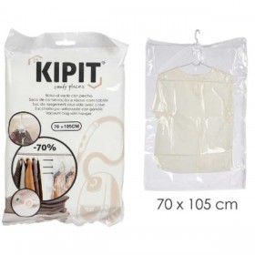 Sacchetti sottovuoto Kipit 58097 Trasparente Polietilene Plastica 70 x 105 cm (12 Unità)