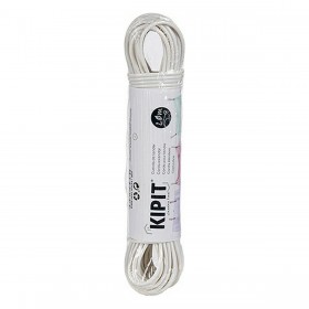 Corda per Stendere Kipit HH023B(S/C) Bianco PVC 20 m (12 Unità)