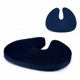 Cuscino Imbottito Funzione di memoria Sedile Azzurro 36 x 5 x 47 cm (6 Unità)