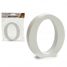 Lettera Pincello O Bianco Legno 2 x 16 x 14,5 cm (24 Unità)