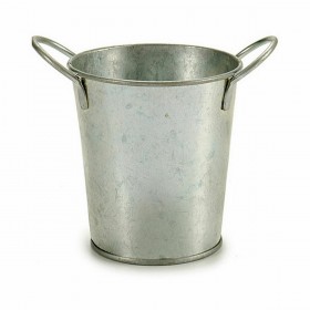 Vaso Ibergarden A52000-B Argentato Zinco Secchio 16 x 12 x 11 cm (72 Unità)