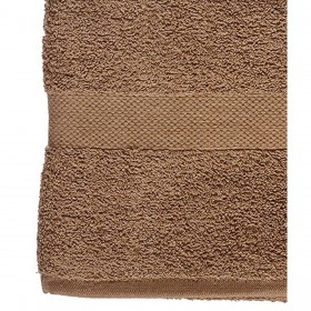 Telo da bagno Berilo 89663 Cammello 80 % cotone 20 % Poliestere 90 x 150 cm (3 Unità)
