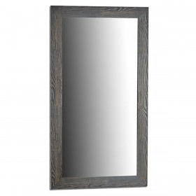 Specchio da parete 77506 Grigio 75,5 x 135,5 x 1,5 cm Rettangolare (2 Unità)