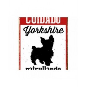 Distintivo Magnet & Steel Cuidado Yorkshire Patrullando 14,8 x 21 cm