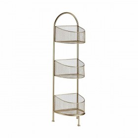 Scaffale Dorato Metallo 21,2 x 97 x 28,5 cm (4 Unità)