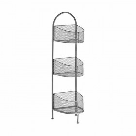 Scaffale Argentato Metallo 21,2 x 97 x 28,5 cm (4 Unità)