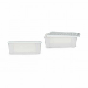 Scatola portaoggetti con coperchio Stefanplast Elegance Bianco Plastica 5 L 19,5 x 11,5 x 33 cm (12 Unità)