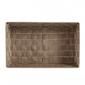 Cestino Multiuso Kipit A3-6885 Beige Stoffa 3,8 L 34 x 8,5 x 21 cm (18 Unità)