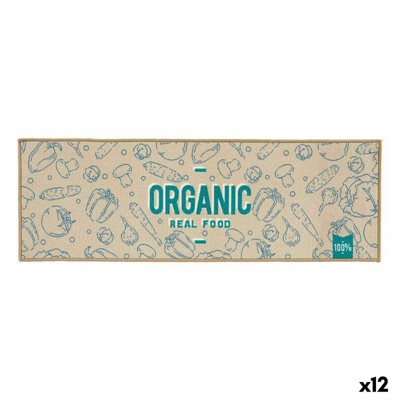 Tappeto Kinvara Organic Beige 40 x 120 cm Multiuso (12 Unità)