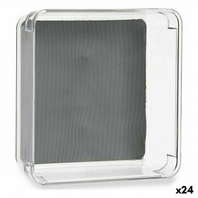 Contenitori per Cassetti Kinvara W623312 Grigio Plastica riciclata 16 x 4,5 x 16 cm (24 Unità)