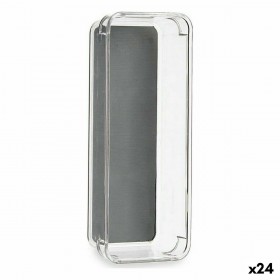 Contenitori per Cassetti Kinvara W623310 Grigio Plastica riciclata 9,3 x 4,5 x 23 cm (24 Unità)