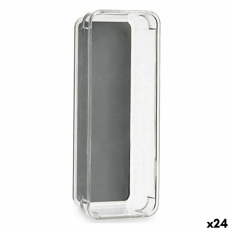 Contenitori per Cassetti Kinvara W623310 Grigio Plastica riciclata 9,3 x 4,5 x 23 cm (24 Unità)