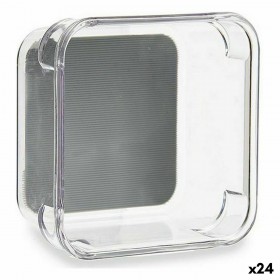 Contenitori per Cassetti Kinvara W623309 Grigio Plastica riciclata 9,3 x 4,5 x 9,3 cm (24 Unità)