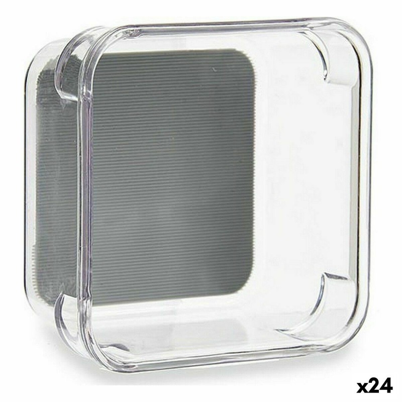 Contenitori per Cassetti Kinvara W623309 Grigio Plastica riciclata 9,3 x 4,5 x 9,3 cm (24 Unità)