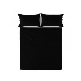 Lenzuolo Superiore HappyFriday Basic Nero 260 x 270 cm