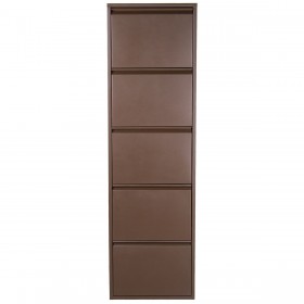 Scarpiera Alexandra House Living Marrone 50 x 170 x 15 cm 5 cassetti