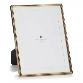 Cornice Portafoto MS61001-MAT GOLD Dorato Cristallo Acciaio (12 Unità)