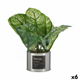 Pianta Decorativa Ibergarden HY2-90 Metallo Plastica Caladio 26 x 26 x 26 cm (6 Unità)