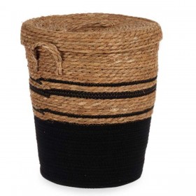 Cesto Gift Decor YY21620J03S3 Marrone Nero Alghe marine (4 Unità)