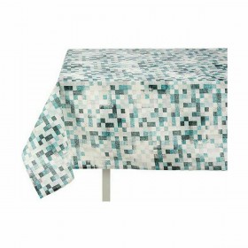 Tovaglia Kinvara CUADROS-A Turchese Tela 140 x 180 cm Antimacchia Quadri (6 Unità)