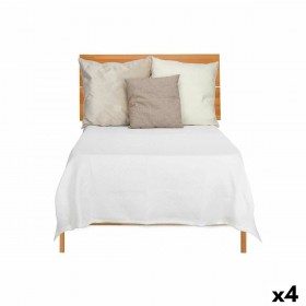 Trapunta 180 x 260 cm Geometrico Bianco (4 Unità)
