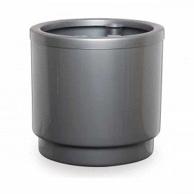 Vaso Autoirrigante Ibergarden 4132-PLA Argentato polipropilene 32 x 30,5 x 32 cm (4 Unità)