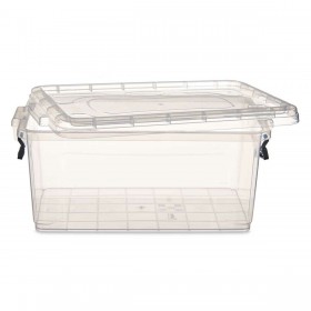 Scatola portaoggetti con coperchio Kipit TP545-1 Trasparente Plastica (12 Unità)