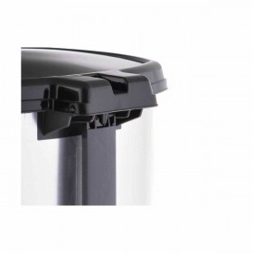 Cestino a pedale Berilo D002-1 Argentato Plastica 20 L (4 Unità)