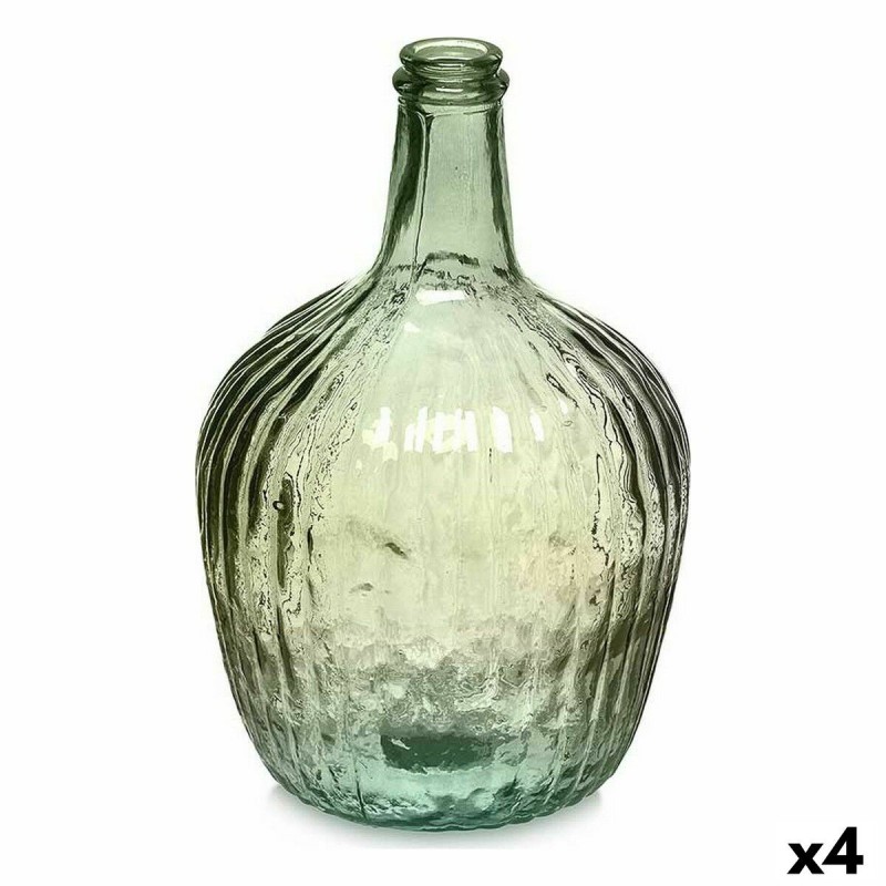 Borraccia 2255/04R-G Verde Righe 4 L 17 x 29 x 17 cm Decorazione (4 Unità)