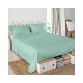 Lenzuolo Superiore HappyFriday Basic Menta 160 x 270 cm