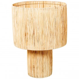 Lampada da tavolo Alexandra House Living Beige Naturale vimini Rattan Fibra naturale 40 W 40 x 55 x 40 cm