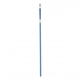 Mazza per la Scopa 2,3 x 130 x 2,3 cm Azzurro Metallo (12 Unità)