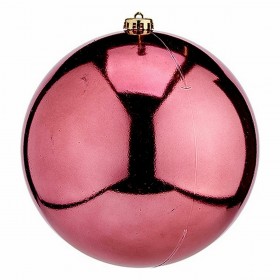 Palla di Natale Krist+ 00843 Rosa Plastica (12 Unità)