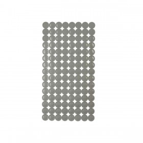 Tappetino Antiscivolo da Doccia Grigio PVC 68 x 36 x 1 cm (6 Unità)
