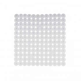 Tappetino Antiscivolo da Doccia Trasparente PVC 54 x 54 x 1 cm (6 Unità)