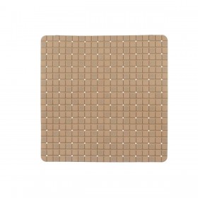 Tappetino Antiscivolo da Doccia Berilo BM509S - 316 Beige PVC 50,3 x 50,3 x 0,7 cm Quadri (6 Unità)