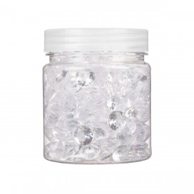 Pietre Decorative Diamante 150 g Trasparente Plastica 6,5 x 8 x 6,5 cm (16 Unità)