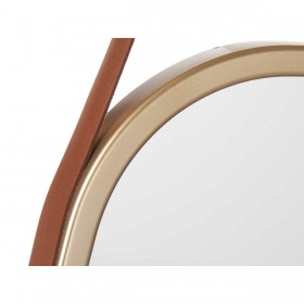 Specchio da parete 1271 Marrone Champagne 43 x 65 x 3 cm Rettangolare (4 Unità)