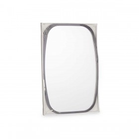 Specchio da parete 1273 Nero 43 x 65 x 3 cm Rettangolare (4 Unità)