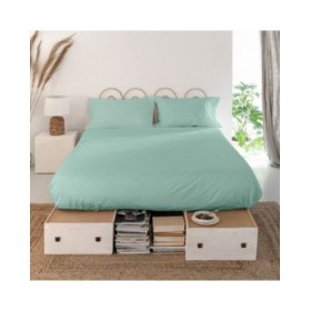 Lenzuolo Superiore HappyFriday Basic Menta 210 x 270 cm