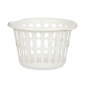 Cesto Kipit 8066-W Bianco polipropilene 27 L 40 x 25 x 40 cm (18 Unità)