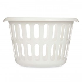 Cesto Kipit 8066-W Bianco polipropilene 27 L 40 x 25 x 40 cm (18 Unità)