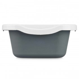 Lettiera per Gatti Mascow 87954 Bianco Antracite Plastica 25 x 11 x 2 cm (11 Unità)