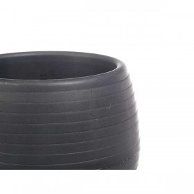 Set di Vasi Ibergarden ES0501102S3 Antracite Plastica 16,5 x 16,5 x 14,5 cm (4 Unità)