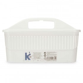 Secchio organizzatore Detergente Bianco Plastica 31,3 x 18 x 22 cm (12 Unità)