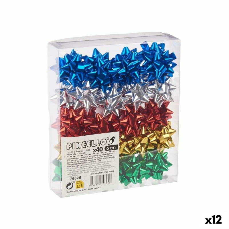 Lacci Pincello 1 PVC 5 x 3,5 x 5 cm Brillante Multicolore (12 Unità)