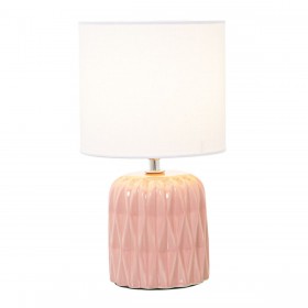 Lampada da tavolo Alexandra House Living Rosa Ceramica 40 W 17 x 30 x 17 cm