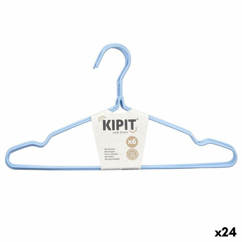 Set di Grucce Kipit 29100193 Metallo Silicone 40 x 21 x 0,5 cm (24 Unità)