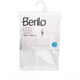 Tenda da Doccia Berilo SC-MIX-01-TRANSP Trasparente Polietilene EVA 180 x 180 cm (12 Unità)